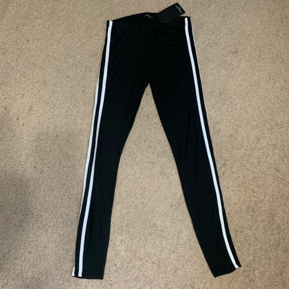 Nasty Gal Stripe High Waisted Leggings size Medium - Picture 4 of 12